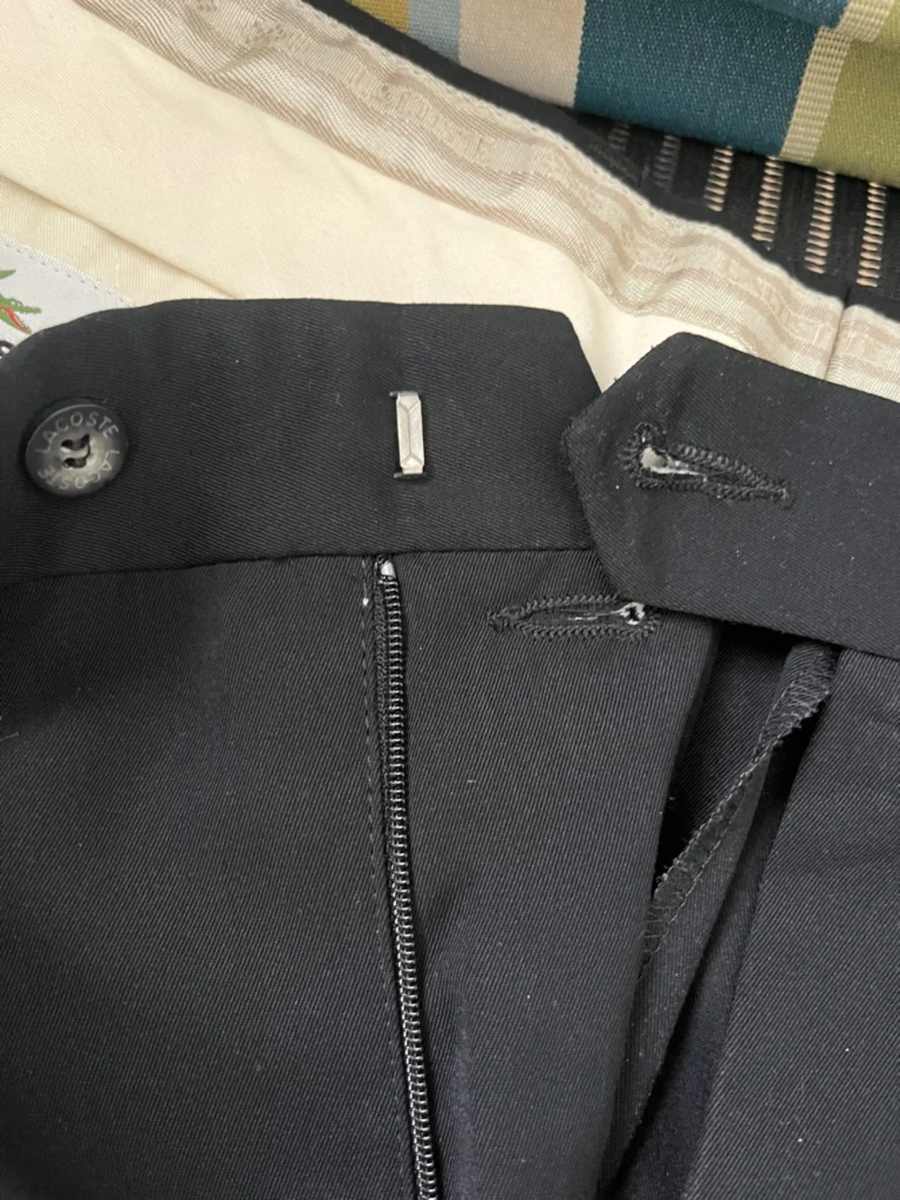 Lacoste black pants